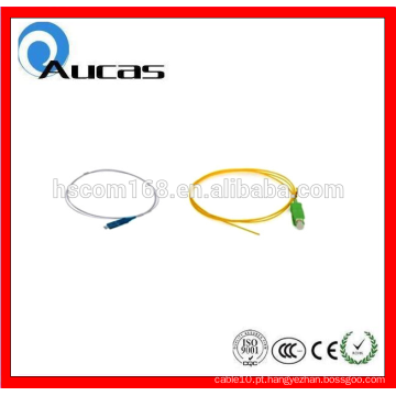 Preço agradável Aucas LC único modo fibra óptica pigtail made in China
